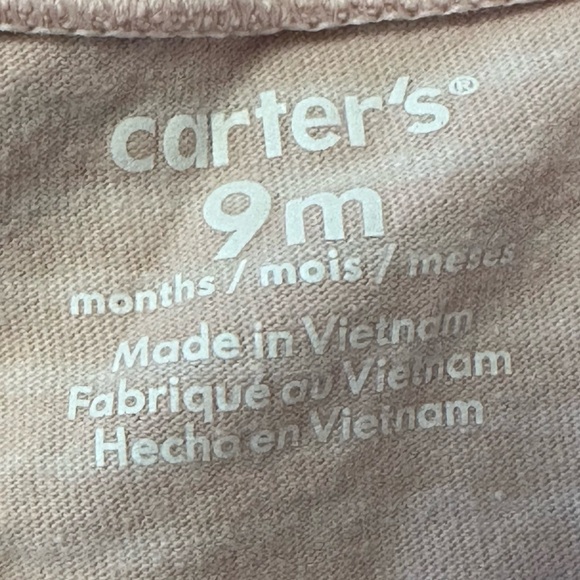 Carter’s & Huggies Baby Girl 9M Bodysuit Bundle (3pc) - Picture 7 of 9